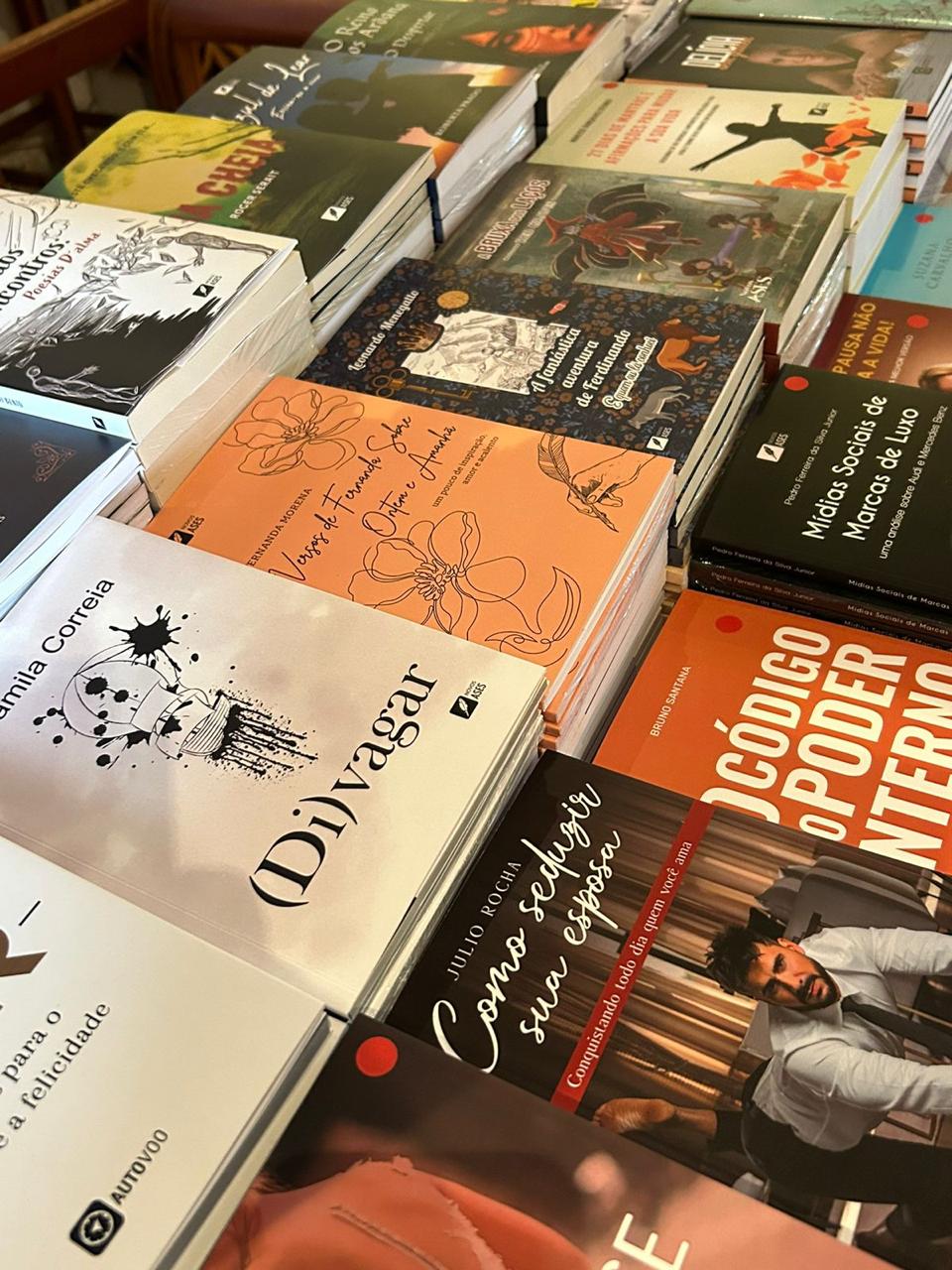 Fragmentos de Encontros entre livros em evento literário